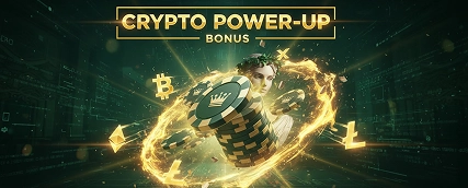 Crowngreen crypto power-up bonus with bitcoin energy effect
