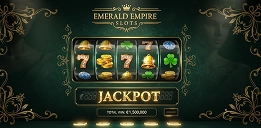 Crowngreen jackpot slots banner with sevens and gold coins