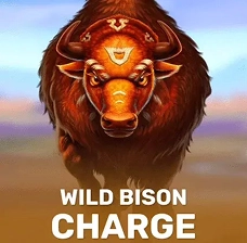 Crowngreen Wild Bison Charge slot with charging bison character